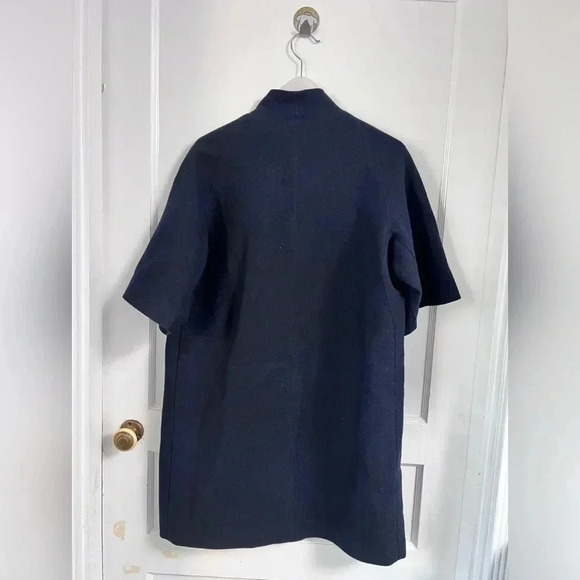 Engle Roberts Wool Navy Car Coat - Picture 4 of 4